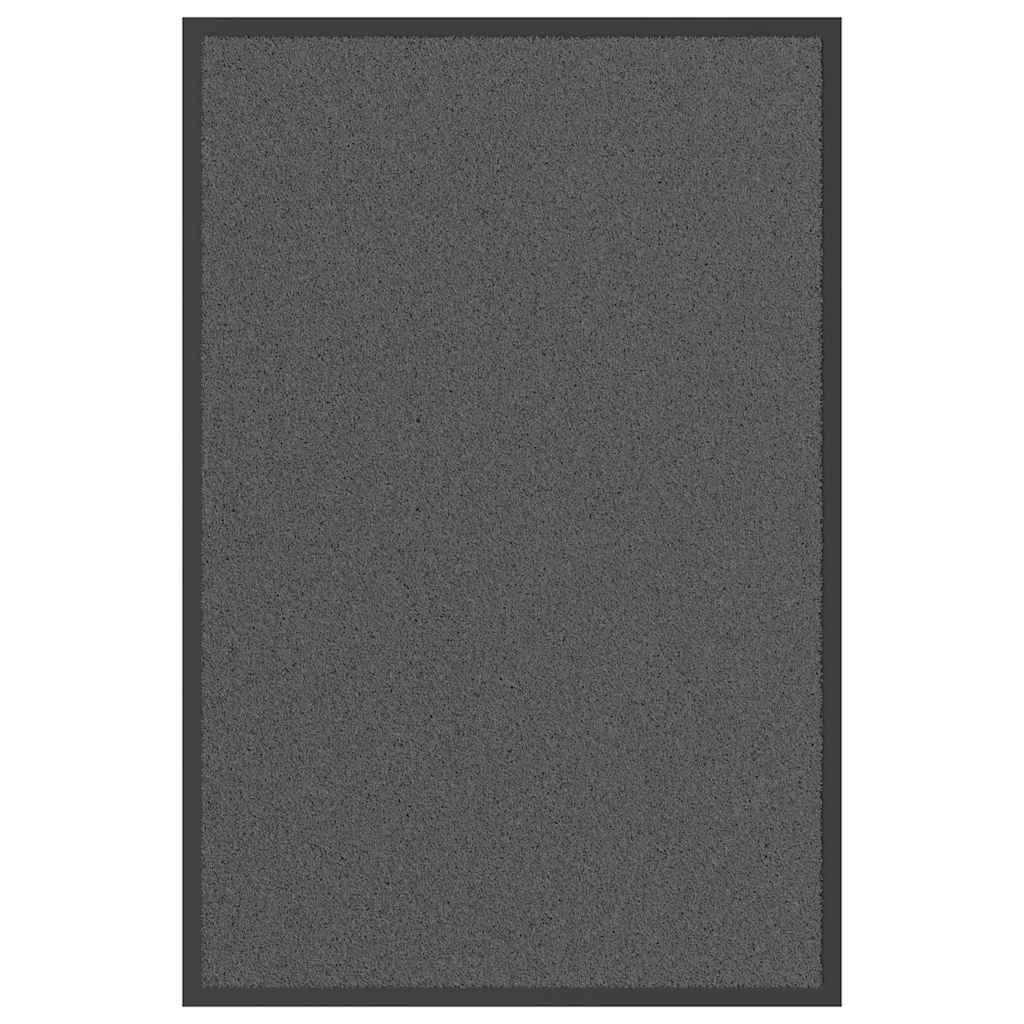 Vidaxl deurmat 60x90 cm antracietkleurig