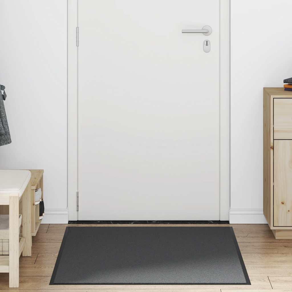 Vidaxl deurmat 90x150 cm antracietkleurig