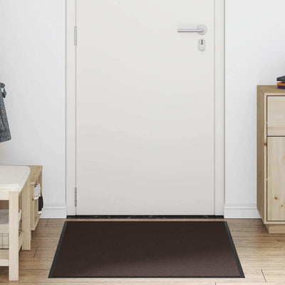 Vidaxl deurmat 90x120 cm bruin