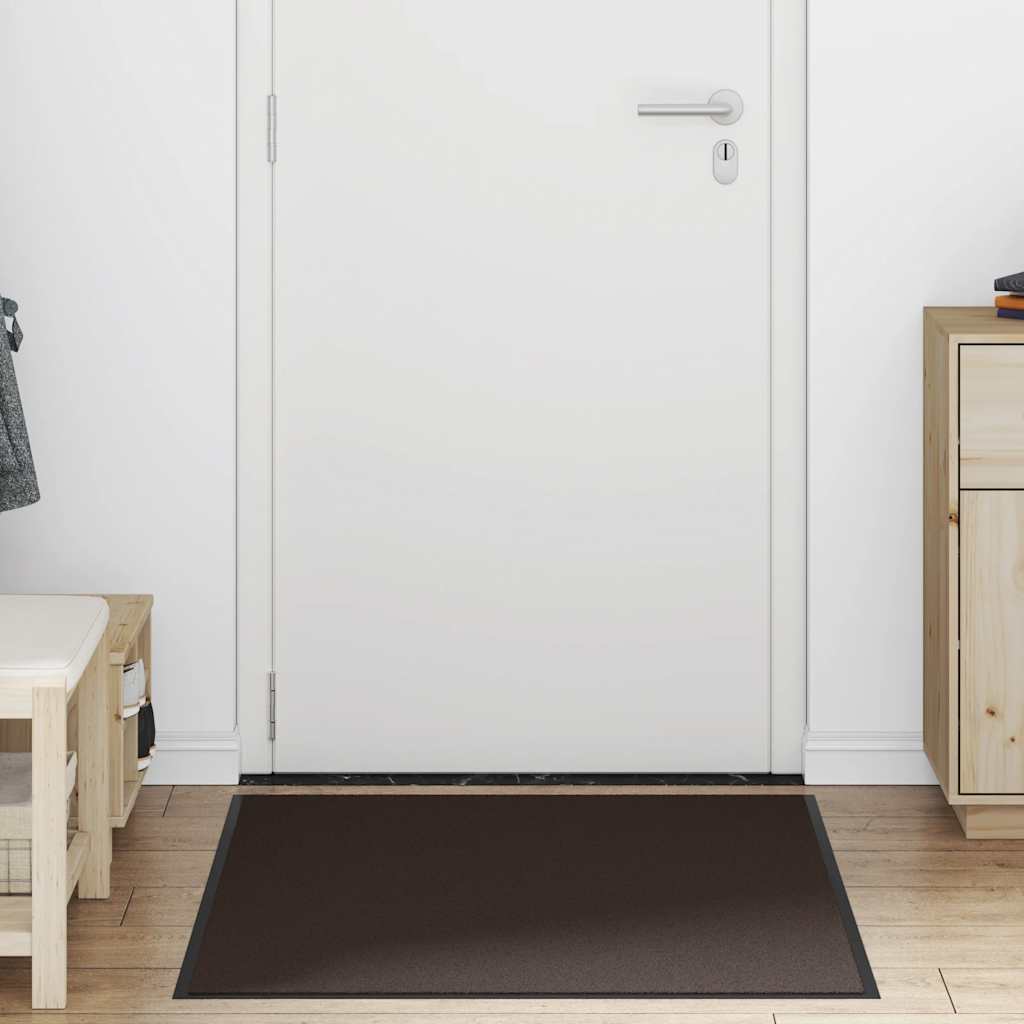 Vidaxl deurmat 90x150 cm bruin
