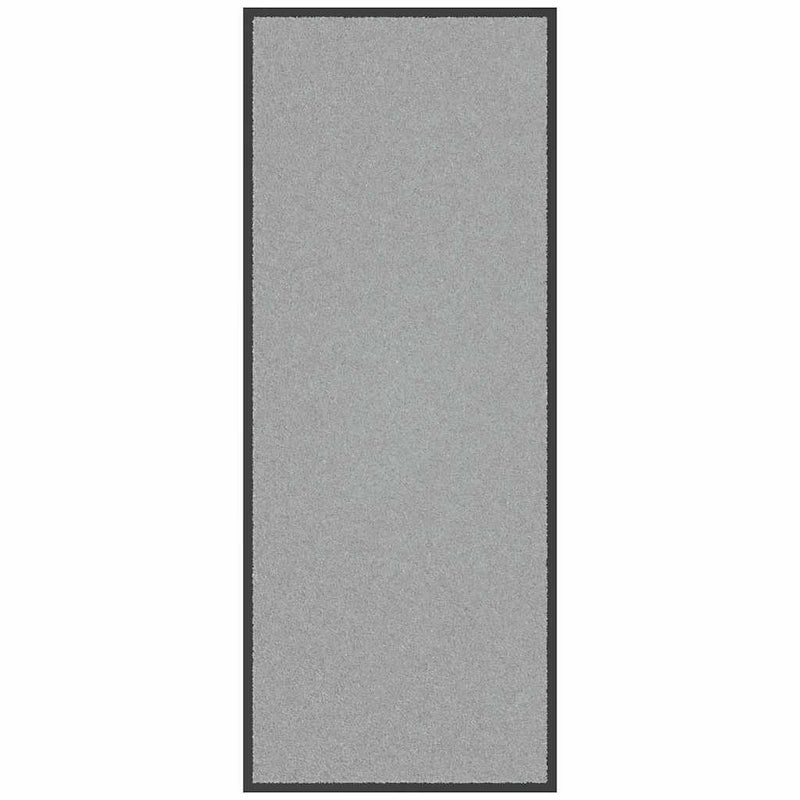 Vidaxl deurmat 60x150 cm grijs