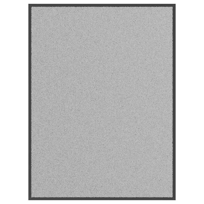 Vidaxl deurmat 90x120 cm grijs