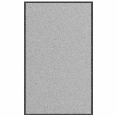 Vidaxl deurmat 90x150 cm grijs