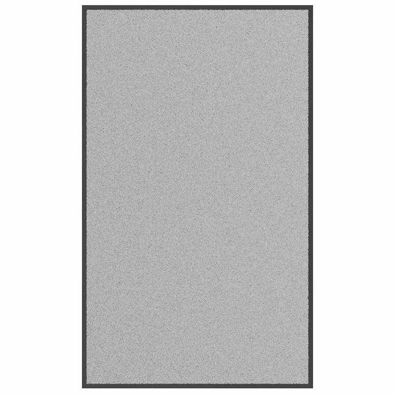 Vidaxl deurmat 90x150 cm grijs