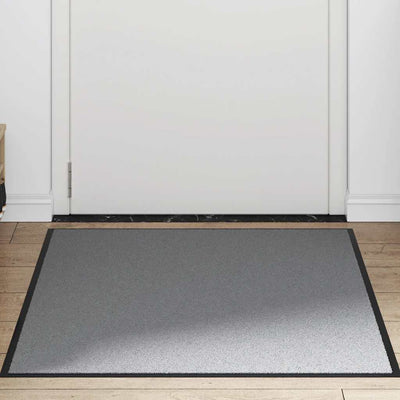 Vidaxl deurmat 90x150 cm grijs