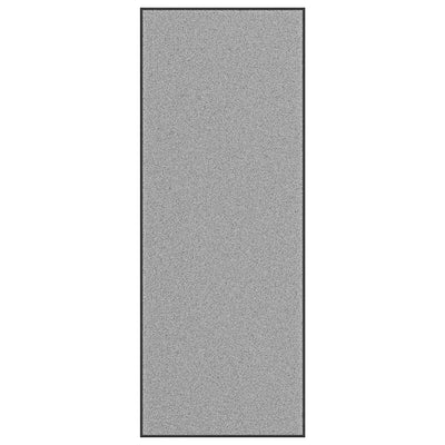 Vidaxl deurmat 115x300 cm grijs