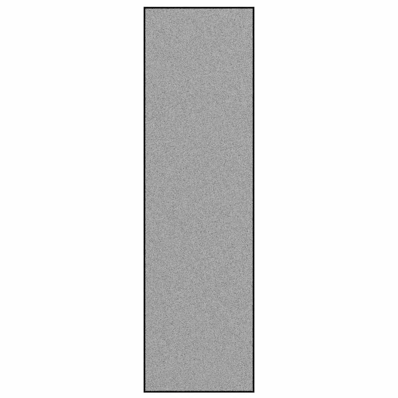 Vidaxl deurmat 115x400 cm grijs