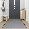 Vidaxl deurmat 115x400 cm grijs