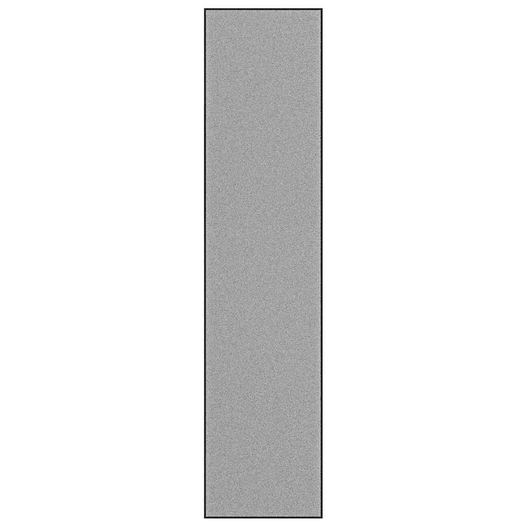 Vidaxl deurmat 115x500 cm grijs
