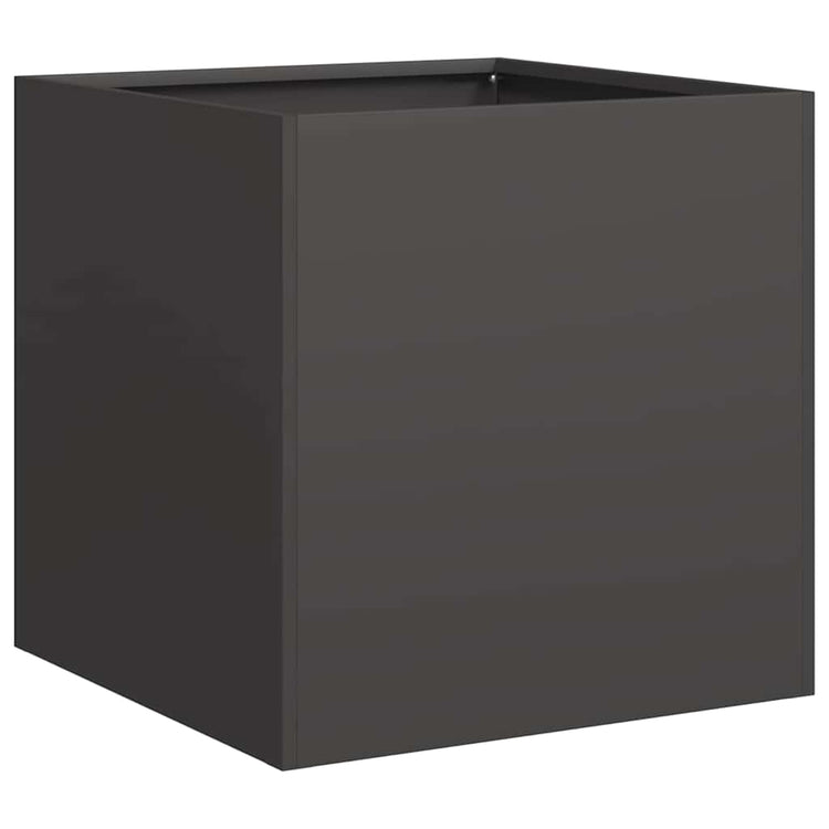 Vidaxl plantenbak 40x40x40 cm koudgewalst staal zwart