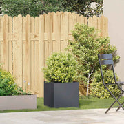 Vidaxl plantenbak 40x40x40 cm koudgewalst staal antracietkleurig - afbeelding 3
