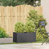 Vidaxl plantenbak 80x40x40 cm koudgewalst staal zwart