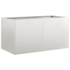 Vidaxl plantenbak 80x40x40 cm roestvrij staal