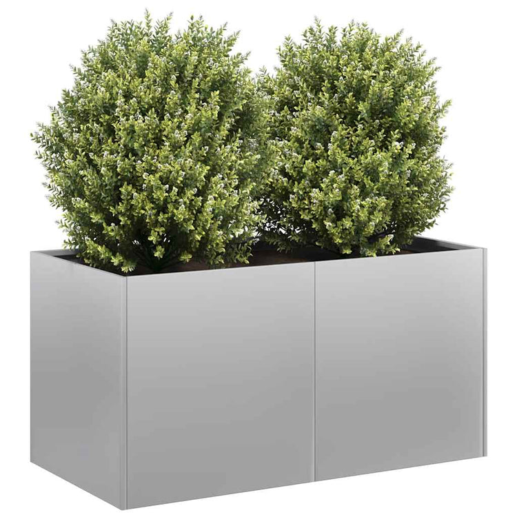 Vidaxl plantenbak 80x40x40 cm gegalvaniseerd staal