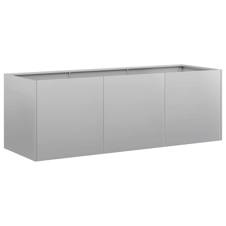 Vidaxl plantenbak 120x40x40 cm gegalvaniseerd staal