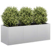 Vidaxl plantenbak 120x40x40 cm gegalvaniseerd staal
