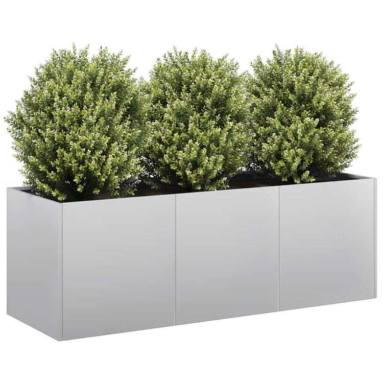 Vidaxl plantenbak 120x40x40 cm gegalvaniseerd staal