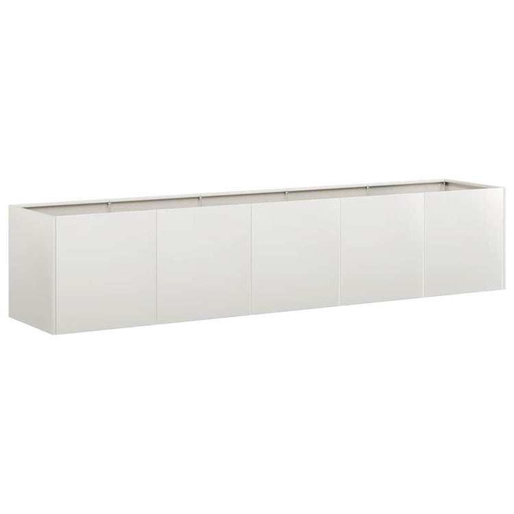 Vidaxl plantenbak 200x40x40 cm roestvrij staal