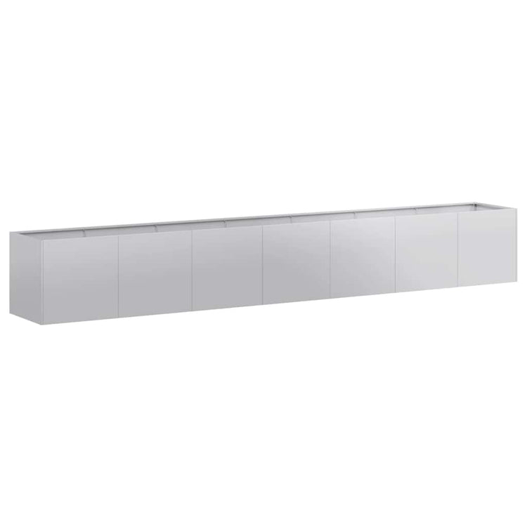 Vidaxl plantenbak 280x40x40 cm gegalvaniseerd staal