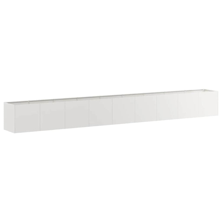 Vidaxl plantenbak 360x40x40 cm roestvrij staal