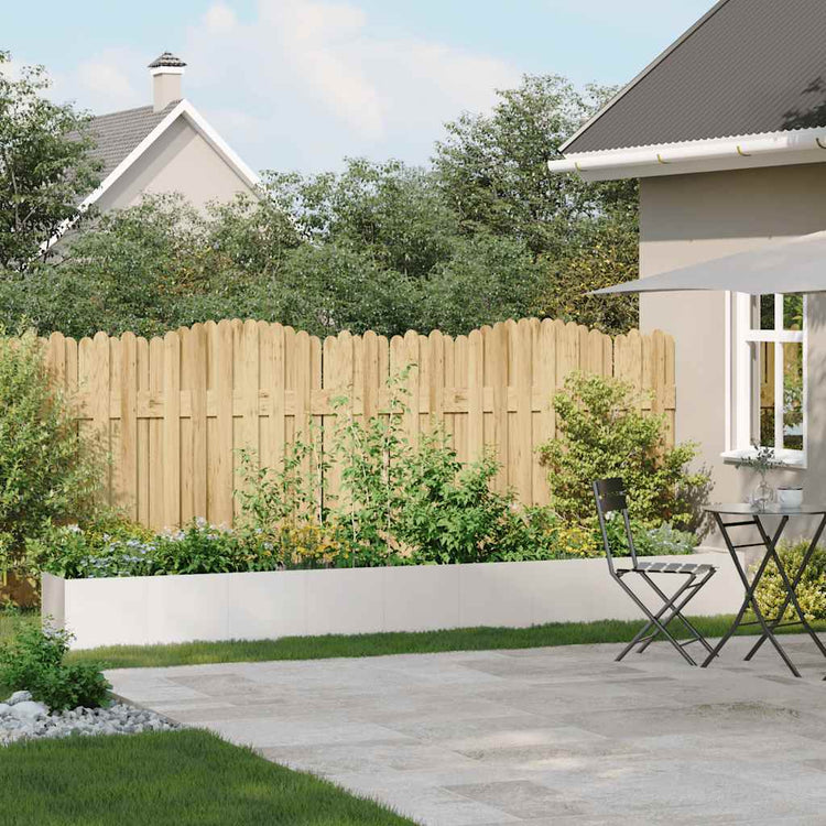Vidaxl plantenbak 360x40x40 cm roestvrij staal
