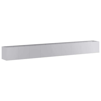 Vidaxl plantenbak 360x40x40 cm gegalvaniseerd staal
