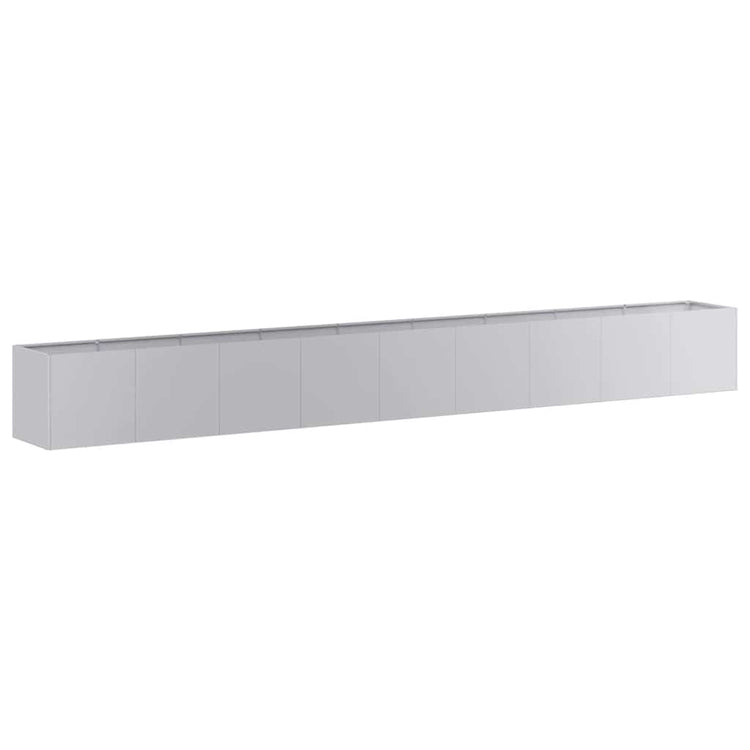 Vidaxl plantenbak 360x40x40 cm gegalvaniseerd staal