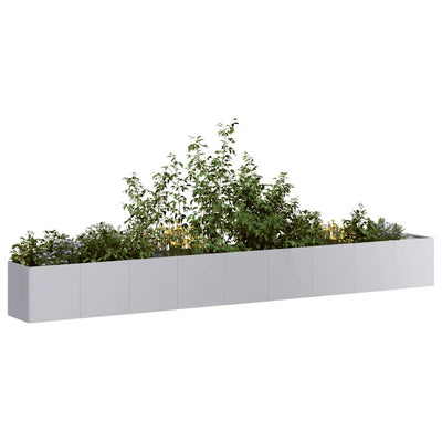 Vidaxl plantenbak 360x40x40 cm gegalvaniseerd staal