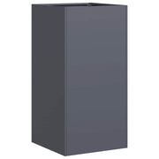 Vidaxl plantenbak 40x40x80 cm koudgewalst staal antracietkleurig - afbeelding 2