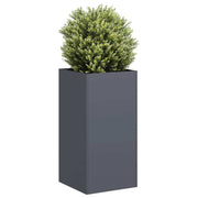 Vidaxl plantenbak 40x40x80 cm koudgewalst staal antracietkleurig - afbeelding 1