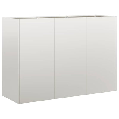 Vidaxl plantenbak 120x40x80 cm roestvrij staal