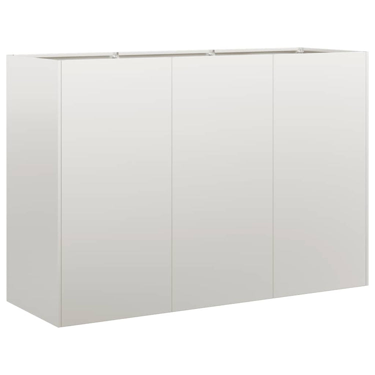 Vidaxl plantenbak 120x40x80 cm roestvrij staal