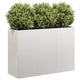 Vidaxl plantenbak 120x40x80 cm roestvrij staal