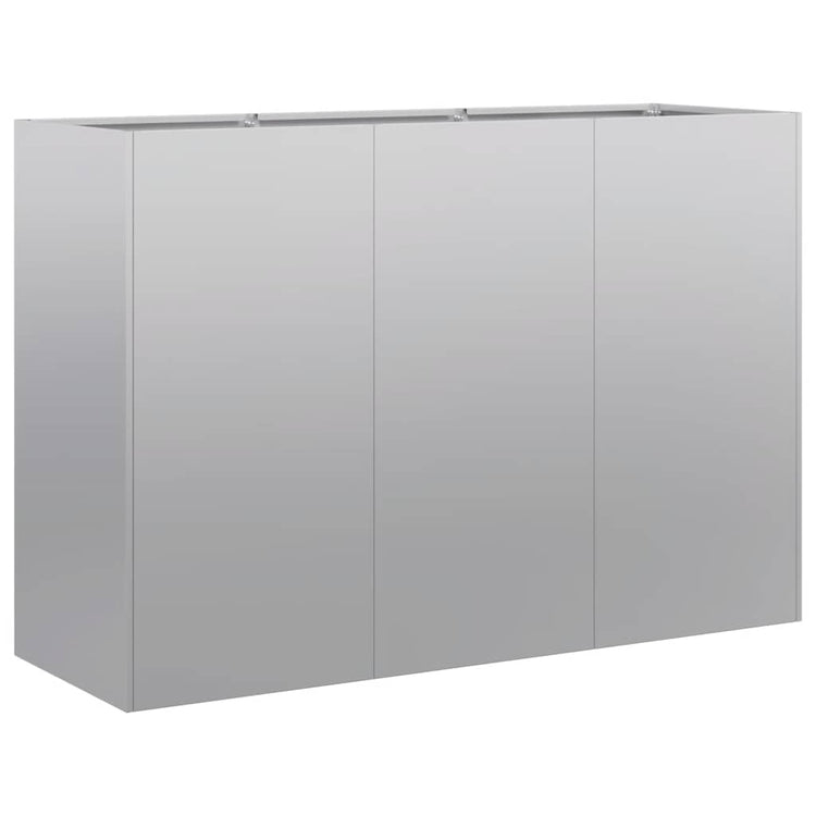 Vidaxl plantenbak 120x40x80 cm gegalvaniseerd staal