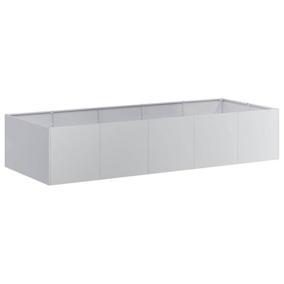 Vidaxl plantenbak 200x80x40 cm gegalvaniseerd staal