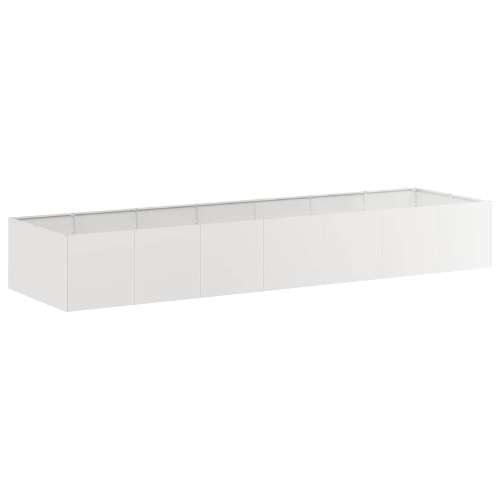 Vidaxl plantenbak 280x80x40 cm roestvrij staal