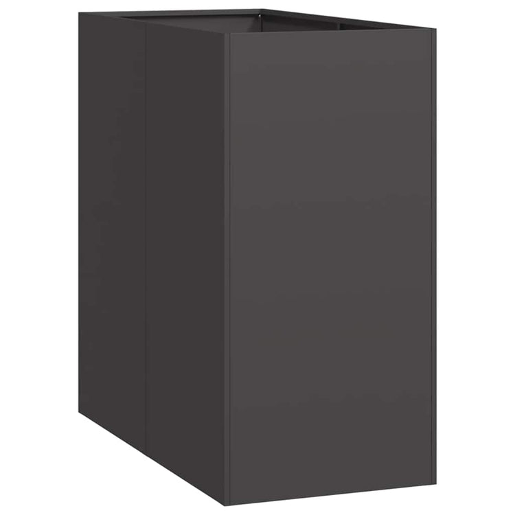 Vidaxl plantenbak 40x80x80 cm staal zwart