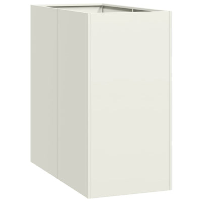 Vidaxl plantenbak 40x80x80 cm staal wit