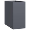 Vidaxl plantenbak 40x80x80 cm staal antracietkleurig