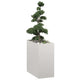 Vidaxl plantenbak 40x80x80 cm roestvrij staal