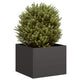 Vidaxl plantenbak 40x40x30 cm staal zwart