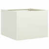 Vidaxl plantenbak 40x40x30 cm staal wit