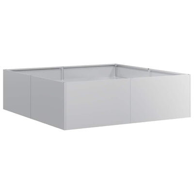 Vidaxl plantenbak 100x100x30 cm gegalvaniseerd staal