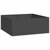 Vidaxl plantenbak 100x100x40 cm staal zwart