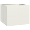Vidaxl plantenbak 100x100x80 cm staal wit