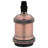 Vidaxl lamphouders 2 st rood brons e27
