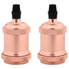 Vidaxl lamphouders 2 st roségoud e27