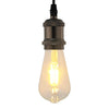 Vidaxl lamphouders 2 st glanzend zwart e27