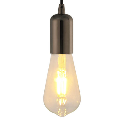 Vidaxl lamphouders 2 st glanzend zwart e27