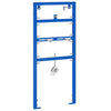 Vidaxl badkamer muursteun blauw 50 x 3 x 112 cm